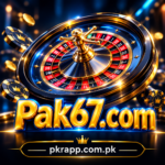 Pak67 online gaming platform logo and interface