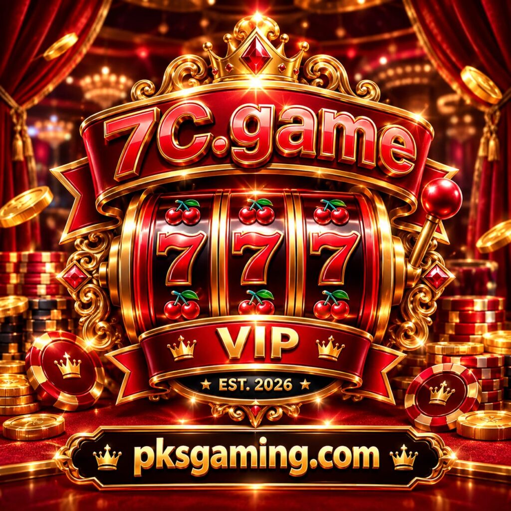 7c online gaming platform interface with games, rewards, missions, and account features