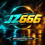 jz666 online gaming platform logo with modern design and colorful gaming elements