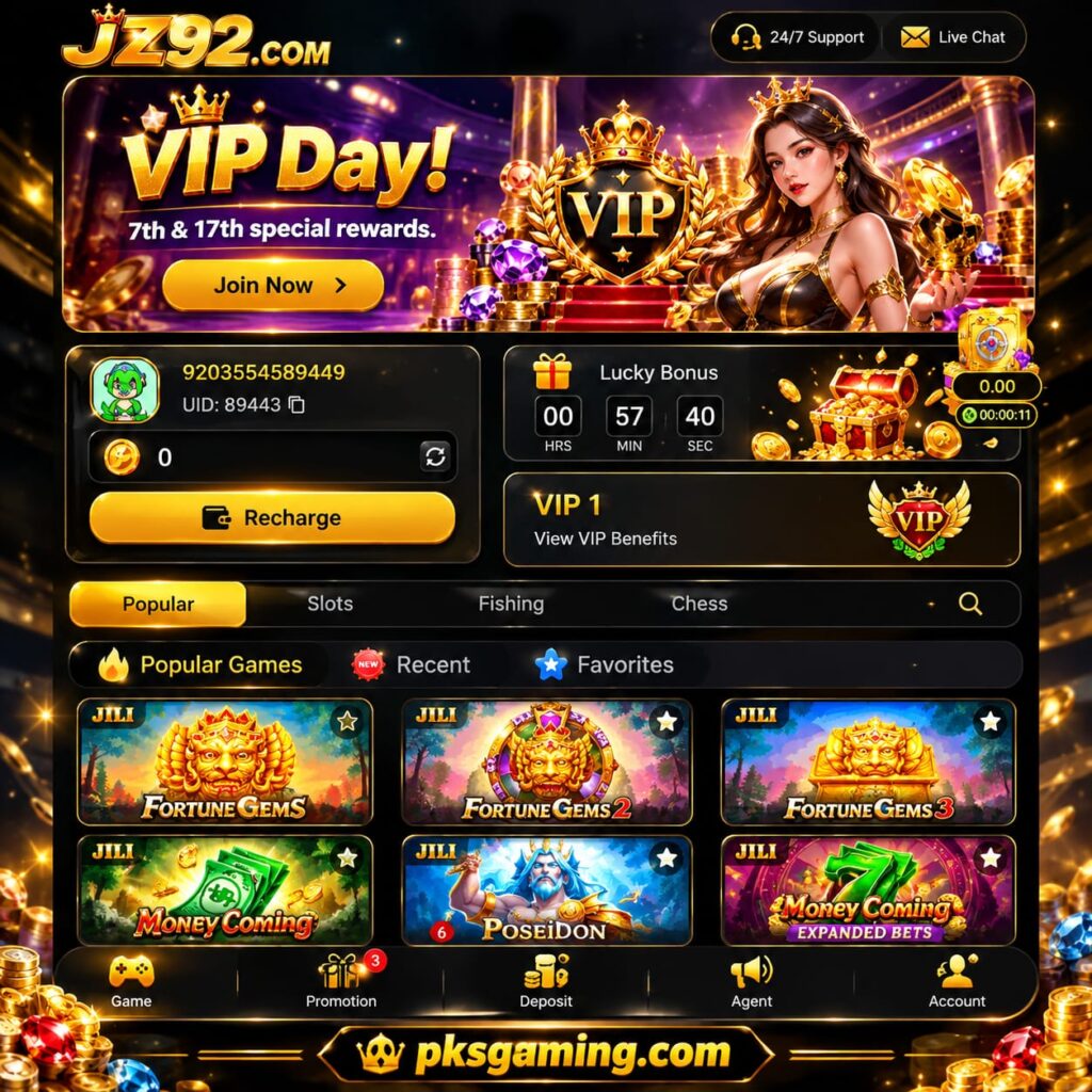 JZ92 online gaming platform safety guide with games, rewards, account features, and responsible gaming information.